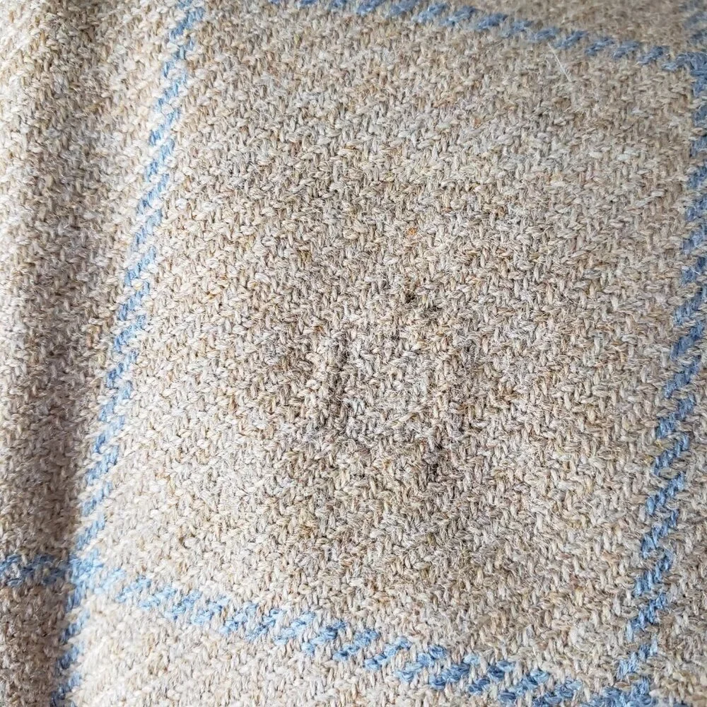 Ravazzolo Beige Plaid Wool Cashmere Three Button Blazer Jacket Mens 52/US 42